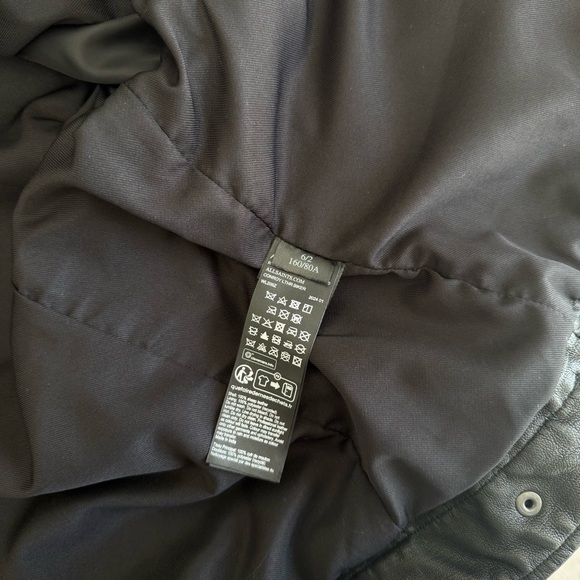 NWOT! All Saints Cargo Leather Biker Jacket - Picture 14 of 14